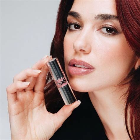 ysl werbung dua lipa|ysl loveshine lips.